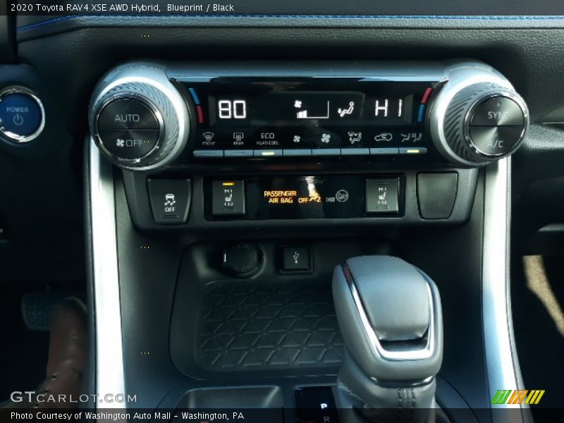 Controls of 2020 RAV4 XSE AWD Hybrid