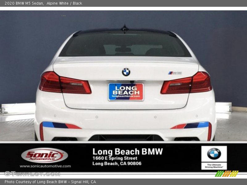Alpine White / Black 2020 BMW M5 Sedan