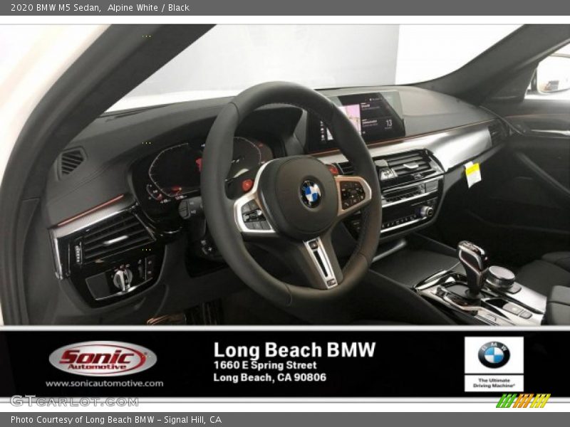 Alpine White / Black 2020 BMW M5 Sedan
