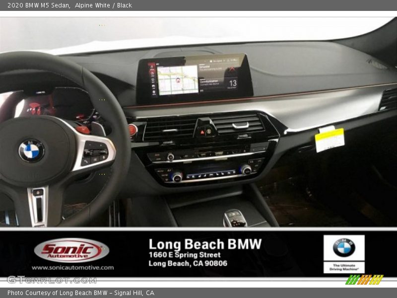 Alpine White / Black 2020 BMW M5 Sedan