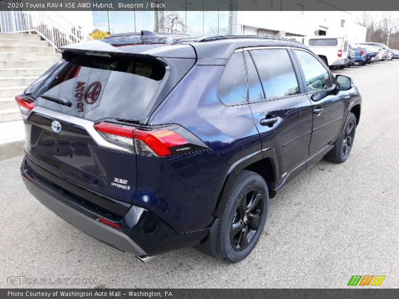 Blueprint / Black 2020 Toyota RAV4 XSE AWD Hybrid