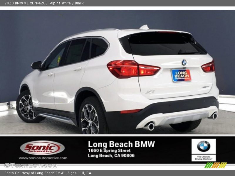 Alpine White / Black 2020 BMW X1 xDrive28i