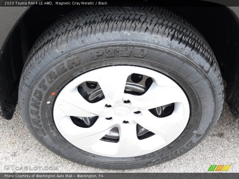 Magnetic Gray Metallic / Black 2020 Toyota RAV4 LE AWD