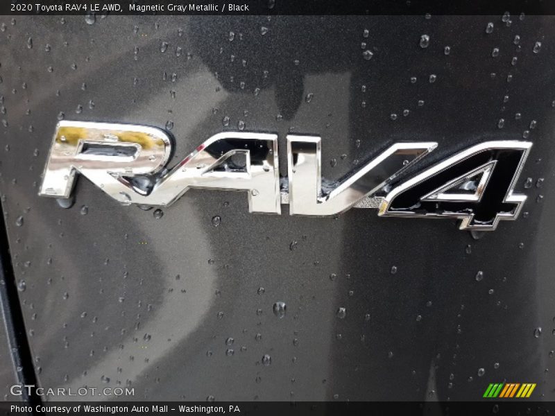 Magnetic Gray Metallic / Black 2020 Toyota RAV4 LE AWD