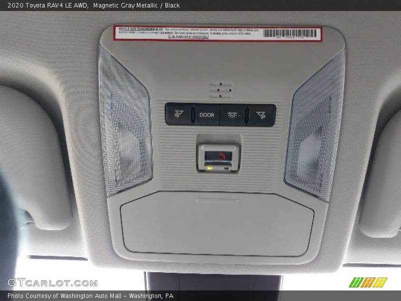 Magnetic Gray Metallic / Black 2020 Toyota RAV4 LE AWD