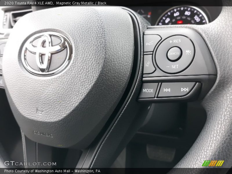 Magnetic Gray Metallic / Black 2020 Toyota RAV4 XLE AWD