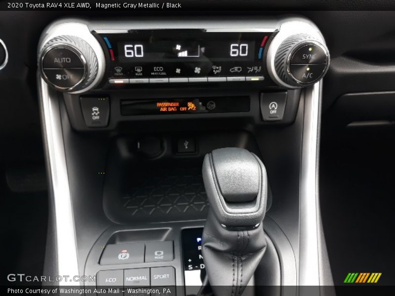 Magnetic Gray Metallic / Black 2020 Toyota RAV4 XLE AWD