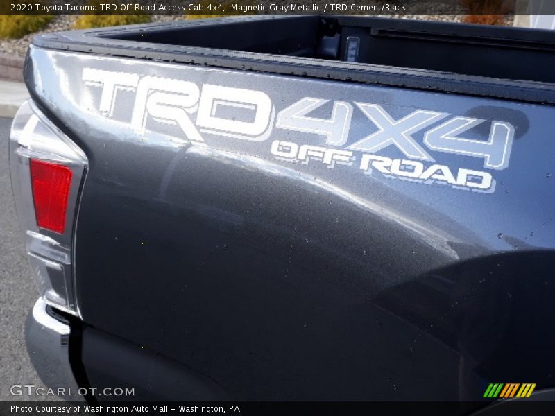 Magnetic Gray Metallic / TRD Cement/Black 2020 Toyota Tacoma TRD Off Road Access Cab 4x4