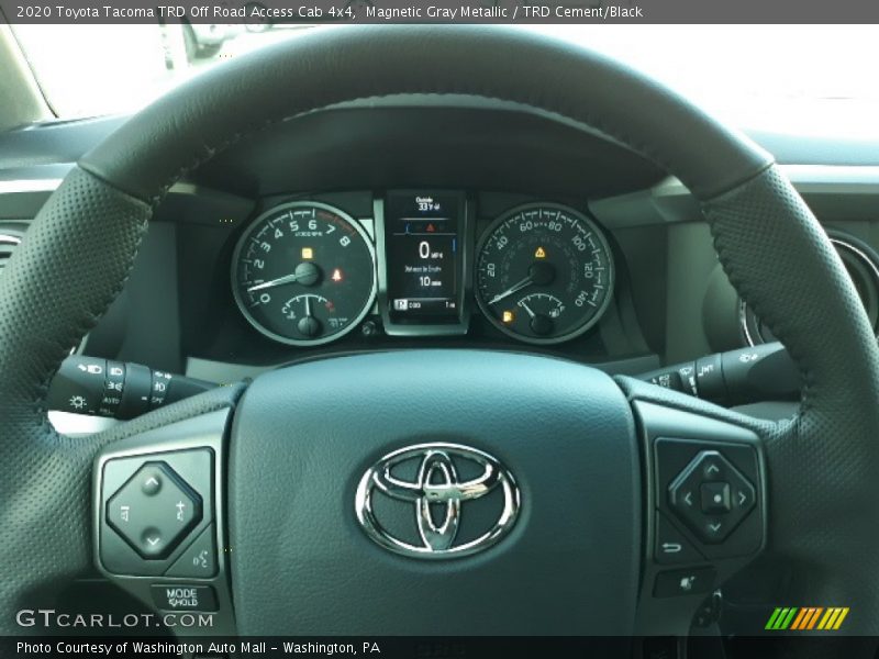 Magnetic Gray Metallic / TRD Cement/Black 2020 Toyota Tacoma TRD Off Road Access Cab 4x4