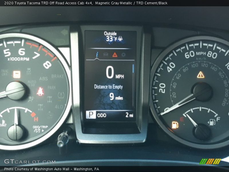 Magnetic Gray Metallic / TRD Cement/Black 2020 Toyota Tacoma TRD Off Road Access Cab 4x4