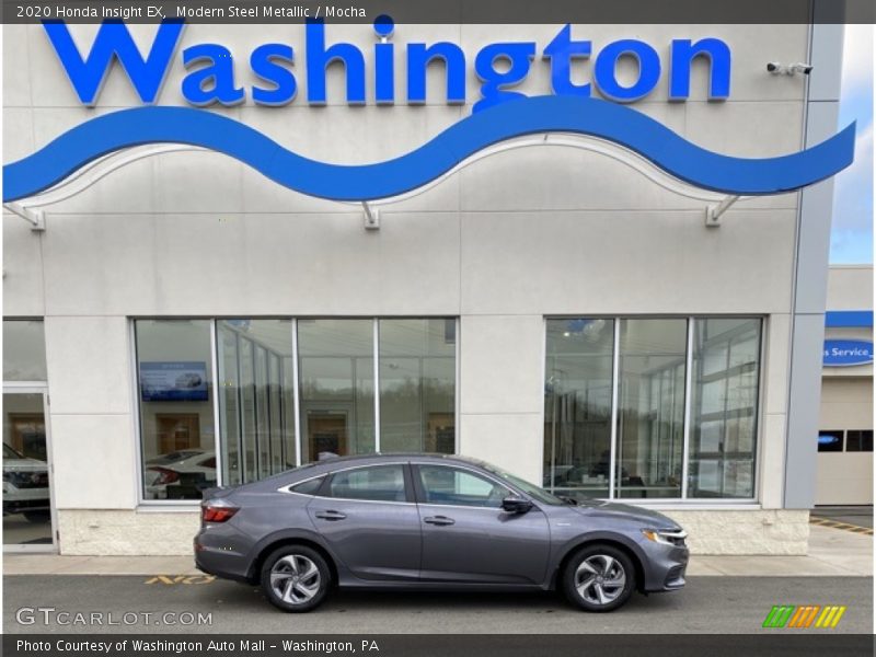 Modern Steel Metallic / Mocha 2020 Honda Insight EX