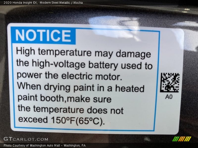 Modern Steel Metallic / Mocha 2020 Honda Insight EX