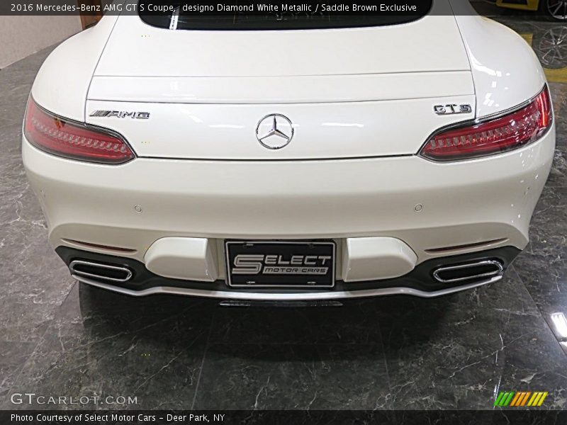designo Diamond White Metallic / Saddle Brown Exclusive 2016 Mercedes-Benz AMG GT S Coupe