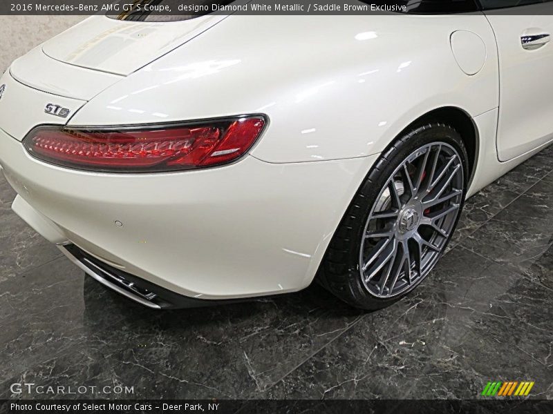 designo Diamond White Metallic / Saddle Brown Exclusive 2016 Mercedes-Benz AMG GT S Coupe