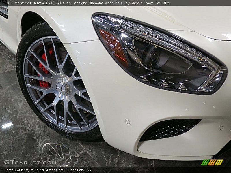 designo Diamond White Metallic / Saddle Brown Exclusive 2016 Mercedes-Benz AMG GT S Coupe