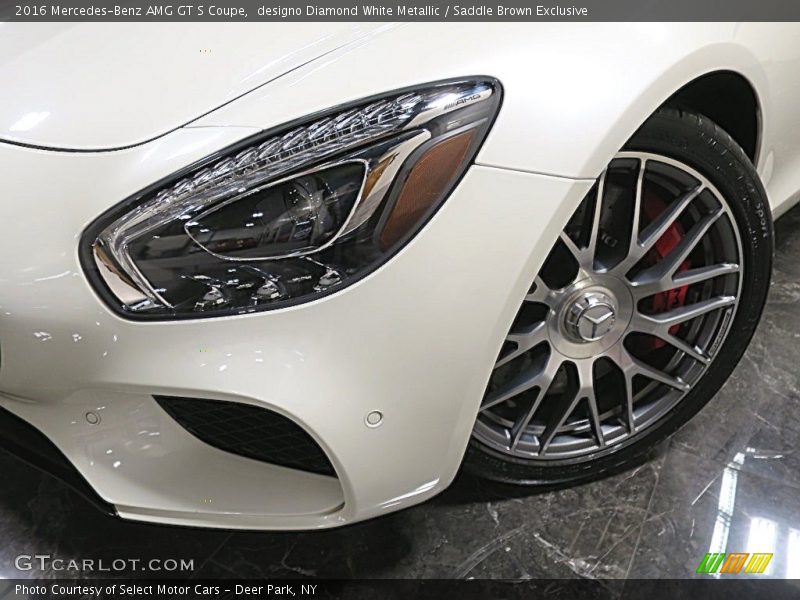 designo Diamond White Metallic / Saddle Brown Exclusive 2016 Mercedes-Benz AMG GT S Coupe
