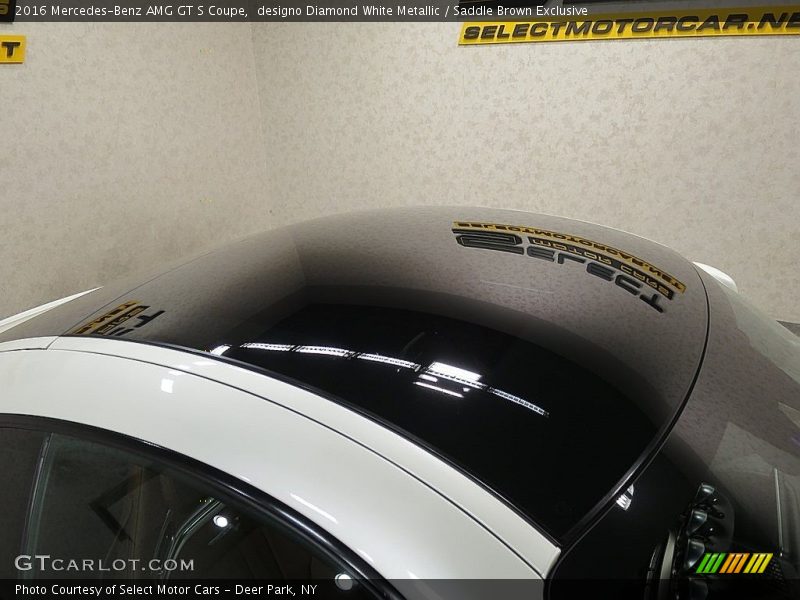 designo Diamond White Metallic / Saddle Brown Exclusive 2016 Mercedes-Benz AMG GT S Coupe