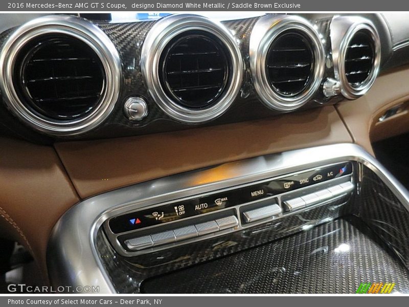 Controls of 2016 AMG GT S Coupe