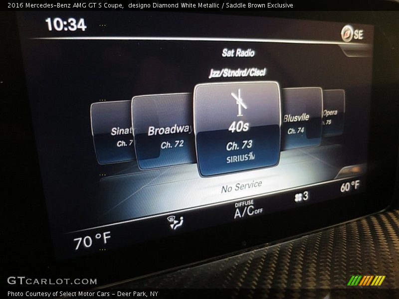 designo Diamond White Metallic / Saddle Brown Exclusive 2016 Mercedes-Benz AMG GT S Coupe