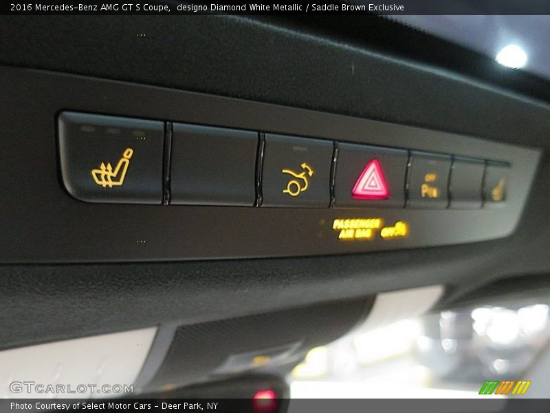 designo Diamond White Metallic / Saddle Brown Exclusive 2016 Mercedes-Benz AMG GT S Coupe