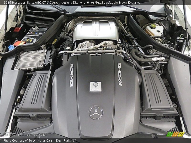  2016 AMG GT S Coupe Engine - 4.0 Liter AMG Twin-Turbocharged DOHC 32-Valve VVT V8