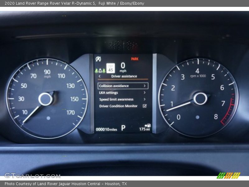  2020 Range Rover Velar R-Dynamic S R-Dynamic S Gauges