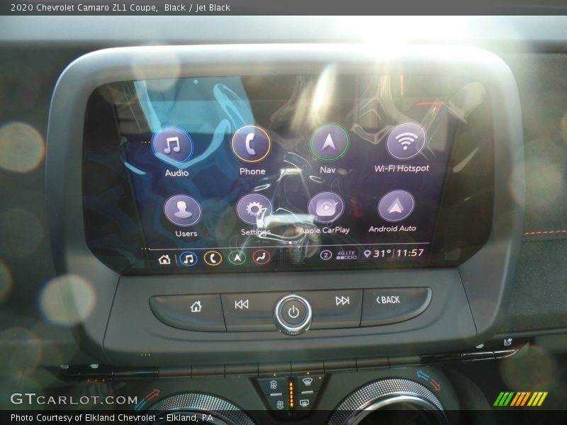 Black / Jet Black 2020 Chevrolet Camaro ZL1 Coupe