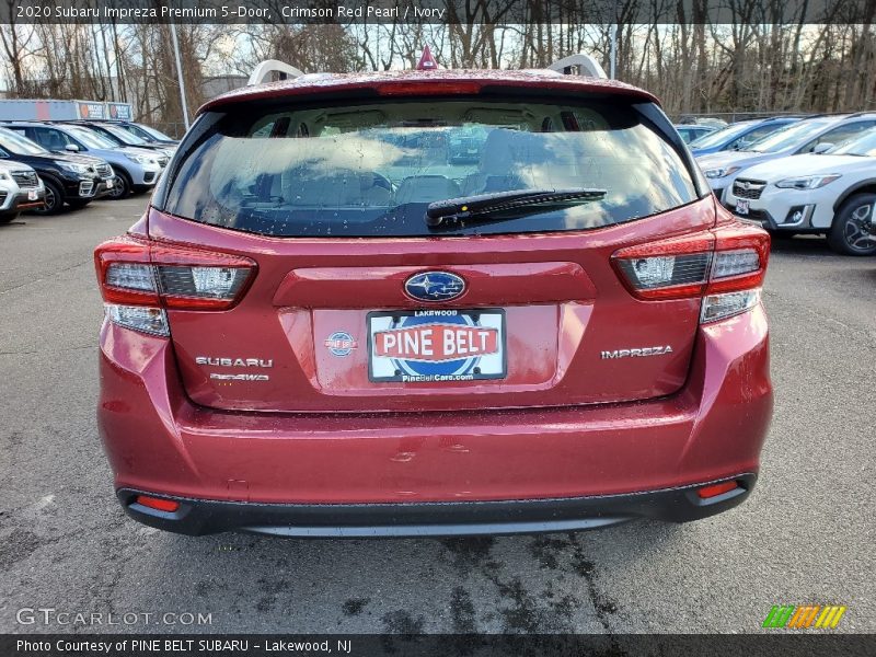 Crimson Red Pearl / Ivory 2020 Subaru Impreza Premium 5-Door
