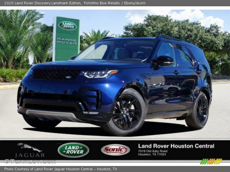 Portofino Blue Metallic / Ebony/Acorn 2020 Land Rover Discovery Landmark Edition