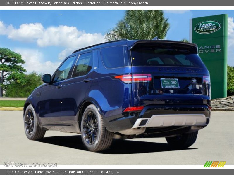 Portofino Blue Metallic / Ebony/Acorn 2020 Land Rover Discovery Landmark Edition
