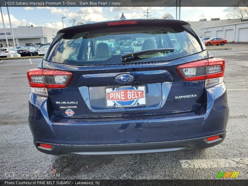 Dark Blue Pearl / Ivory 2020 Subaru Impreza Premium 5-Door