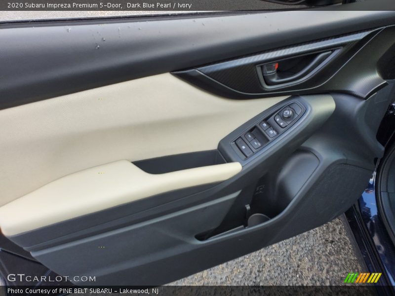 Dark Blue Pearl / Ivory 2020 Subaru Impreza Premium 5-Door
