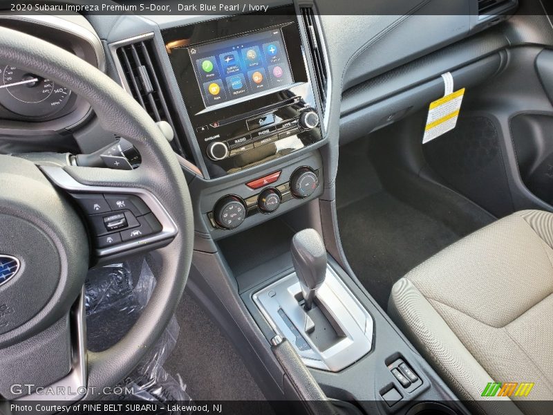 Dark Blue Pearl / Ivory 2020 Subaru Impreza Premium 5-Door