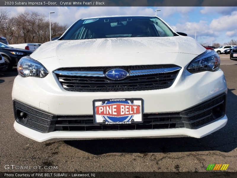 Crystal White Pearl / Black 2020 Subaru Impreza 5-Door