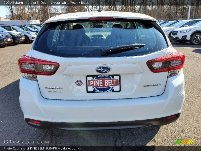 Crystal White Pearl / Black 2020 Subaru Impreza 5-Door