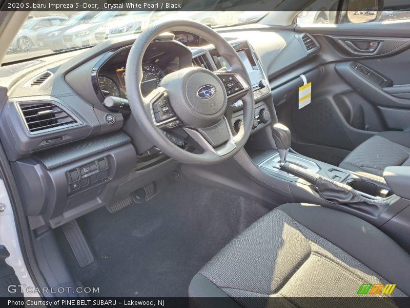 Crystal White Pearl / Black 2020 Subaru Impreza 5-Door