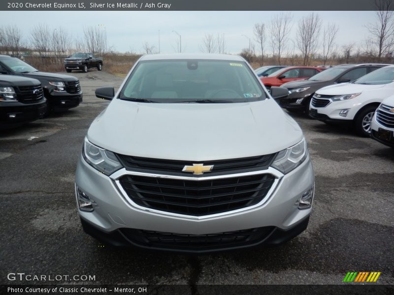 Silver Ice Metallic / Ash Gray 2020 Chevrolet Equinox LS