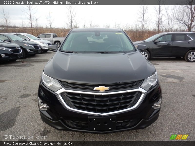 Midnight Blue Metallic / Jet Black 2020 Chevrolet Equinox LT AWD