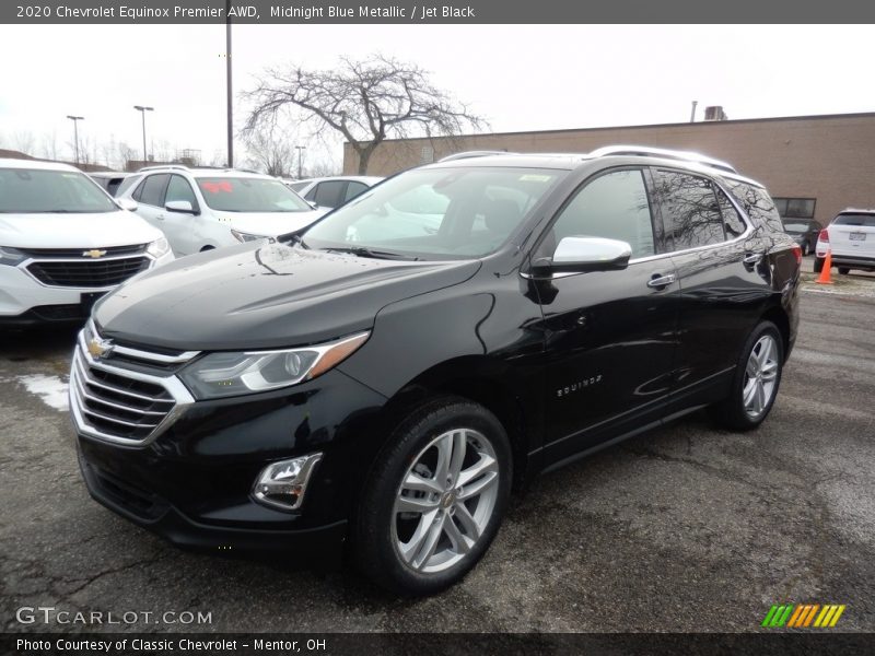 Midnight Blue Metallic / Jet Black 2020 Chevrolet Equinox Premier AWD