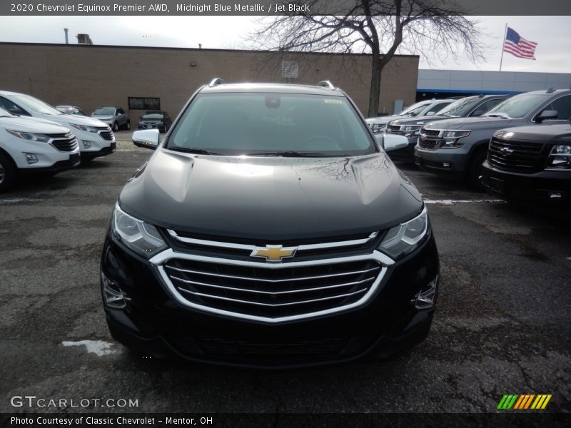 Midnight Blue Metallic / Jet Black 2020 Chevrolet Equinox Premier AWD