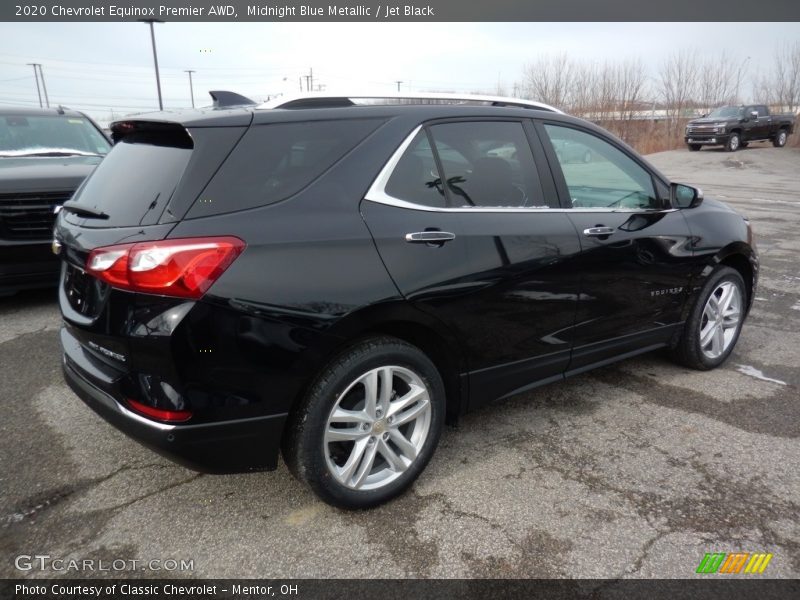 Midnight Blue Metallic / Jet Black 2020 Chevrolet Equinox Premier AWD