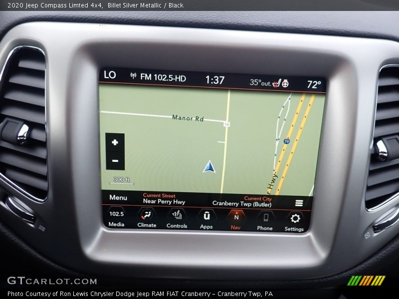 Navigation of 2020 Compass Limted 4x4