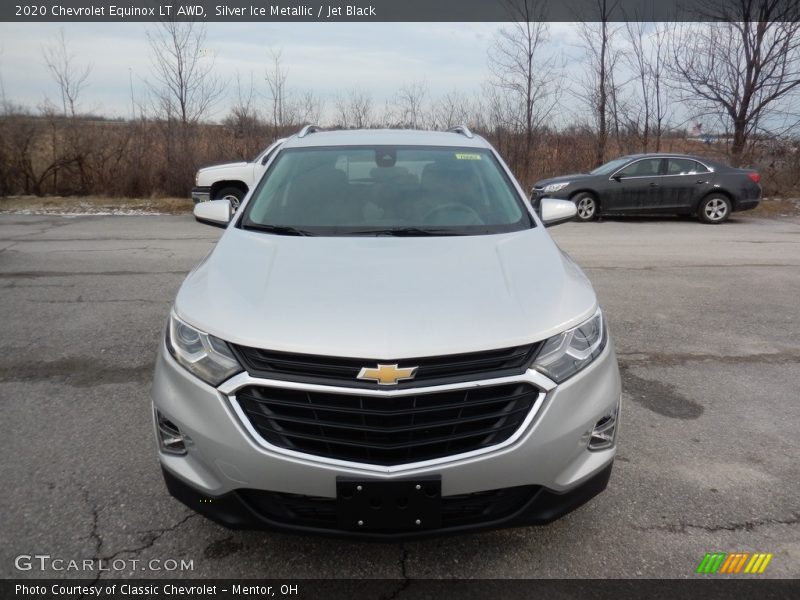 Silver Ice Metallic / Jet Black 2020 Chevrolet Equinox LT AWD