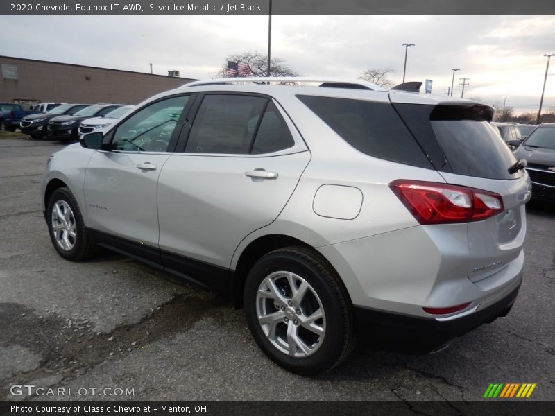 Silver Ice Metallic / Jet Black 2020 Chevrolet Equinox LT AWD