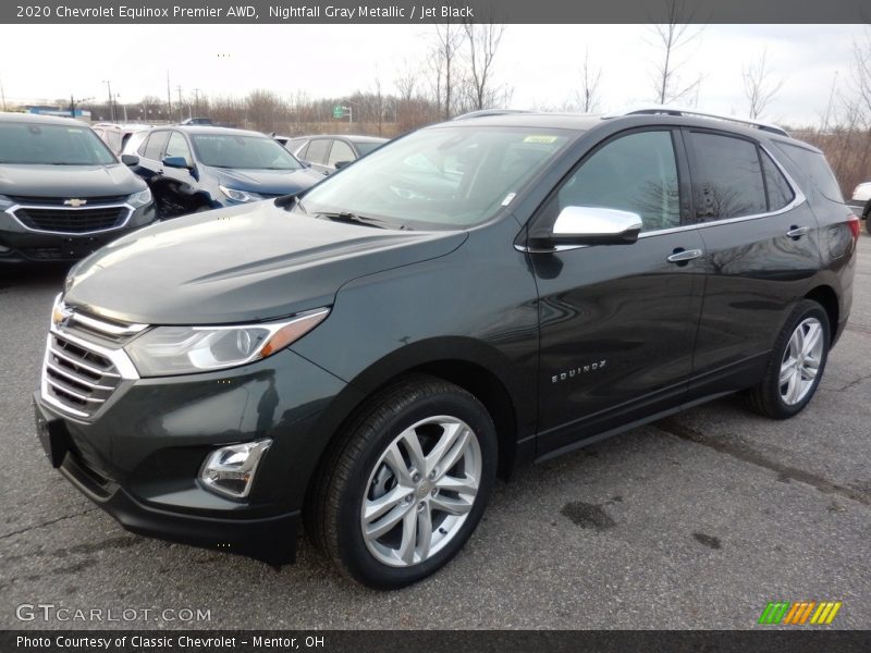 Nightfall Gray Metallic / Jet Black 2020 Chevrolet Equinox Premier AWD