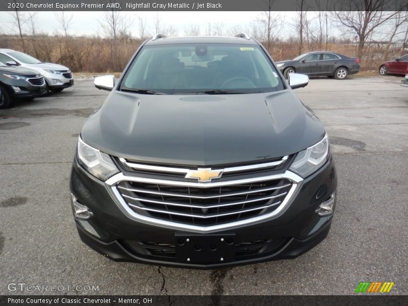 Nightfall Gray Metallic / Jet Black 2020 Chevrolet Equinox Premier AWD