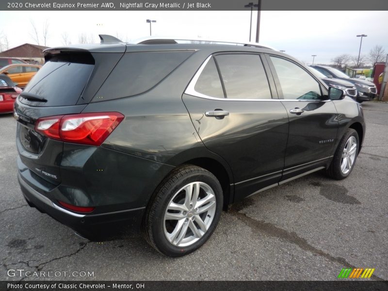 Nightfall Gray Metallic / Jet Black 2020 Chevrolet Equinox Premier AWD