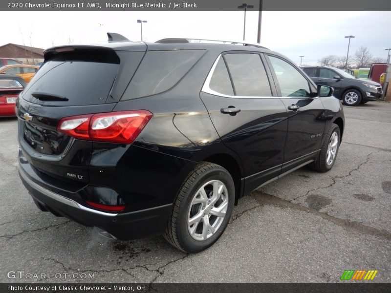 Midnight Blue Metallic / Jet Black 2020 Chevrolet Equinox LT AWD