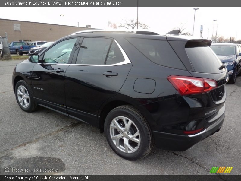 Midnight Blue Metallic / Jet Black 2020 Chevrolet Equinox LT AWD