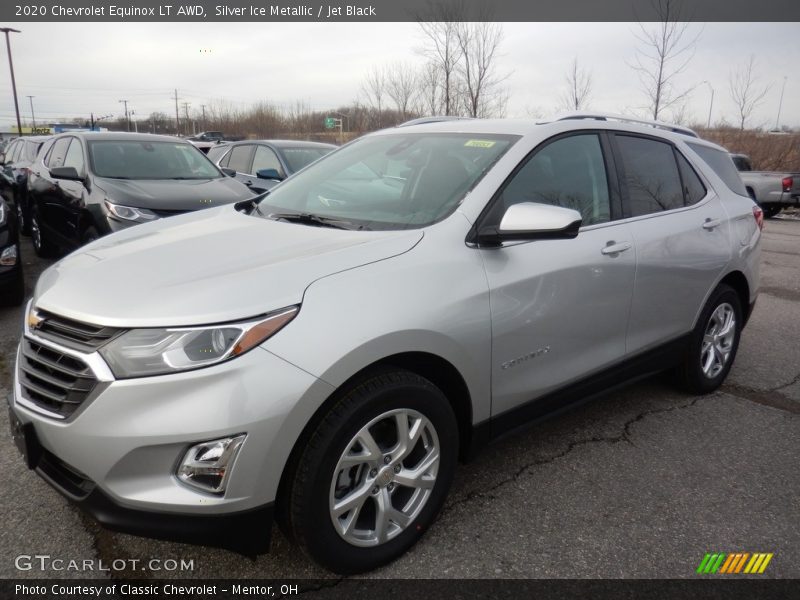 Silver Ice Metallic / Jet Black 2020 Chevrolet Equinox LT AWD